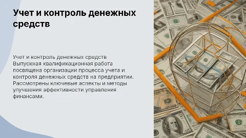 Организация учета и контроля денежных средств на предприятии