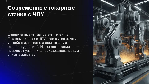 Токарные станки с ЧПУ