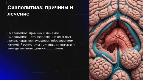 Сиалолитиаз
