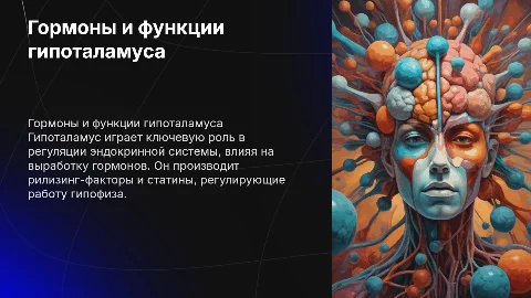 Гормоны гипоталамуса и их роль в регуляции организма