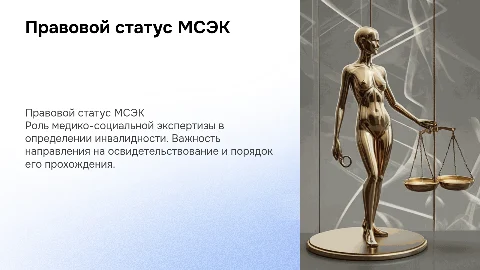 Правовой статус медико-социальной экспертной комиссии