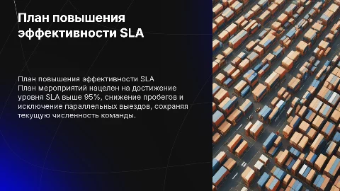 План мероприятий по повышению SLA до 95% и оптимизации процессов