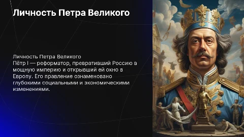 личность Петра 1