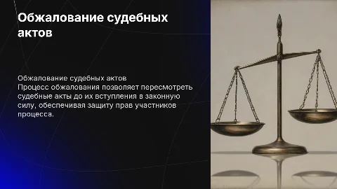 Порядок обжалования судебных актов не вступивших в законную силу