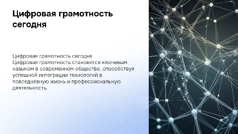 цифровая грамотность в современном обществе