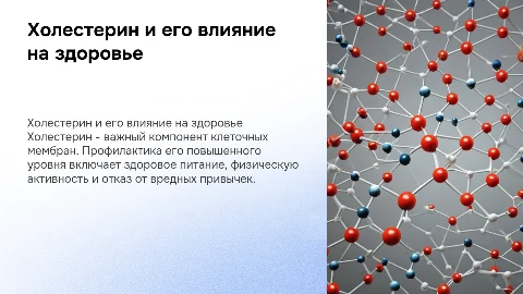 Холестерин: профилактика гиперхолестеринемии и диета