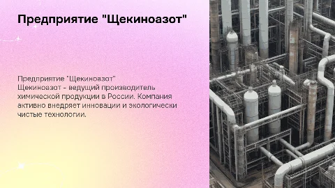 предприятие "Щекиноазот"