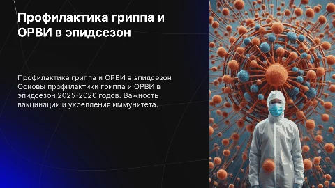 Профилактика гриппа и ОРВИ в эпидсезон 2025-2026