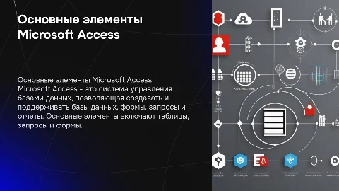 Основные элементы Microsoft Access