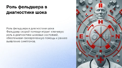 Роль фельдшера в диагностике шоковых состояний