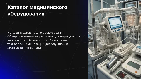 Каталог медицинского оборудования