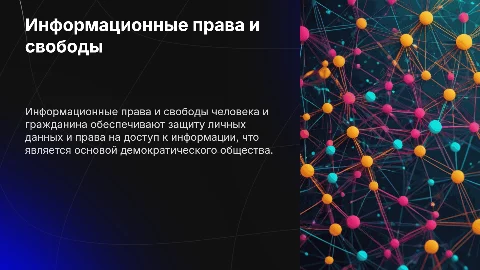 Информационные права и свободы человека и гражданина