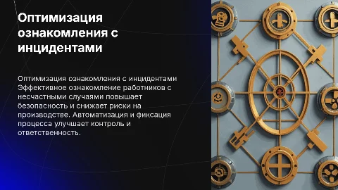 Оптимизация процесса ознакомления работников с несчастными случаями