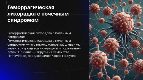 геморрагическая лихорадка с почечным синдромом