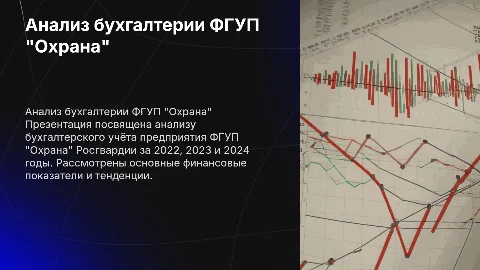 Анализ бухгалтерского учёта ФГУП "Охрана" Росгвардии