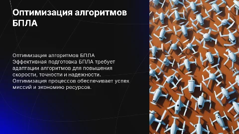 Оптимизация алгоритмов подготовки бпла