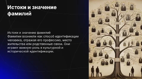 Откуда прозошли фамилии