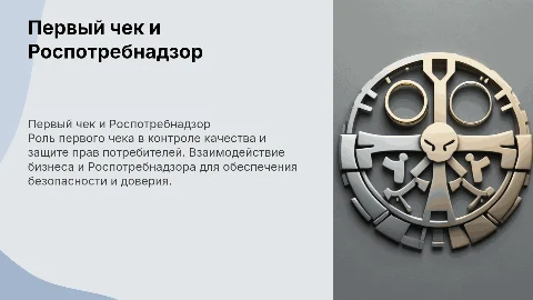 Первый чек и Роспотребнадзор