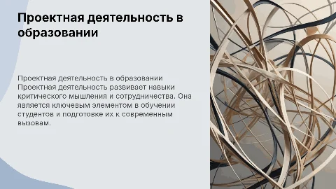 Функции и принципы проектной деятельности в образовании