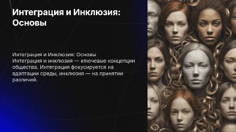 Понятие Интеграция и Инклюзия. Сходства и различия