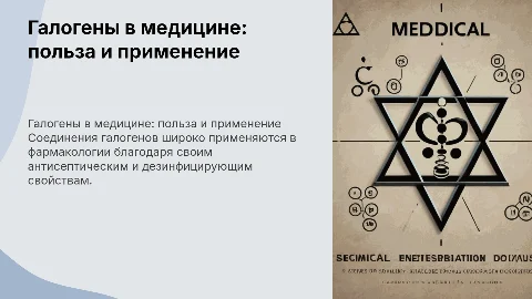 4. Соединения галогенов как лекарственные средства