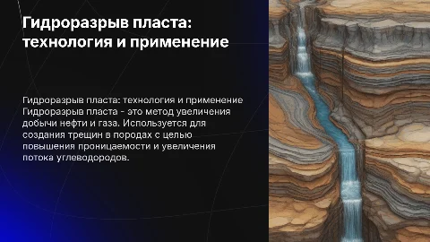 Гидроразрыв пласта с картинкам