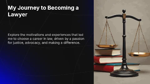 Why did I decide to become a lawyer