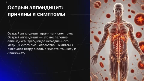 острый аппендицит