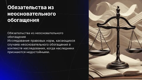 Обязательства из неосновательного обогащения и наследники