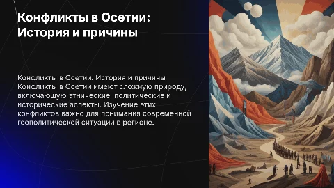 Конфликты в Осетии. С картинками