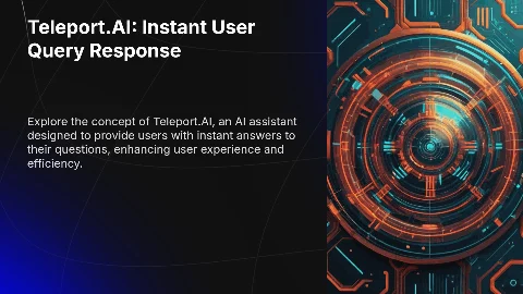 Презентация: Teleport.AI — Концепт AI-ассистента для мгновенного