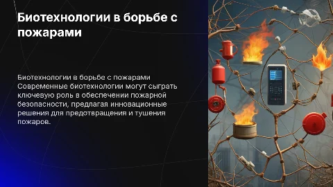 Биотехнологии и пожарная безопасность
