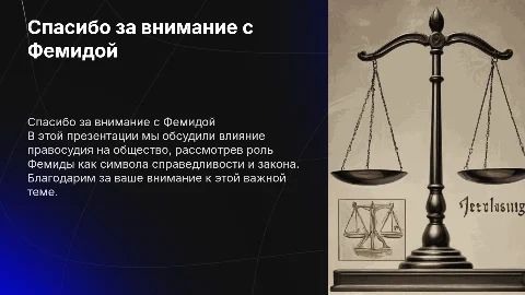 Спасибо за внимание с фемидой