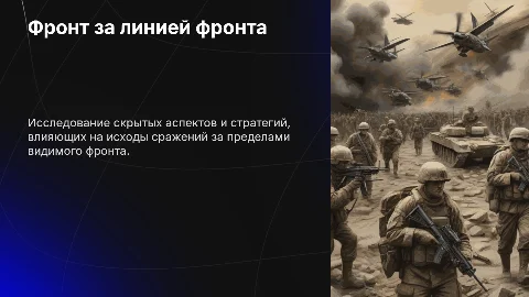 Фронт за линией фронта