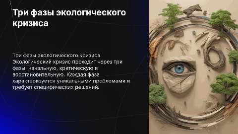 три фазы развития экологического кризиса