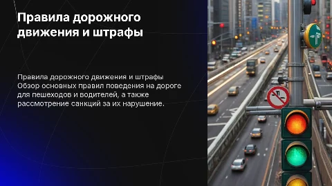 Правила дорожного движения для пешеходов и водителей