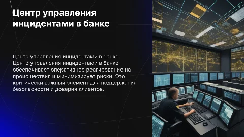 Центра управления инцидентами в банке