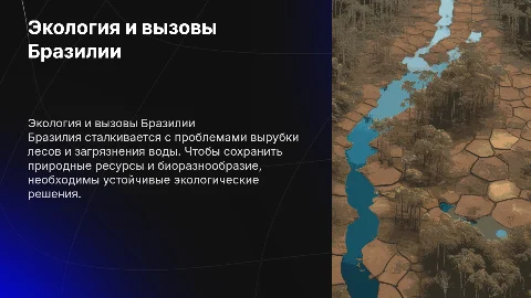 Экологические особенности и проблемы Бразилии