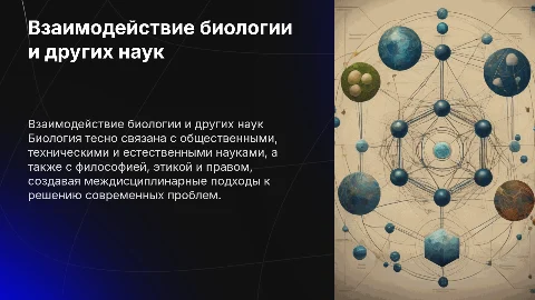 Связь биологии с другими науками: философия, этика и право