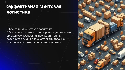 Сбытовая логистика