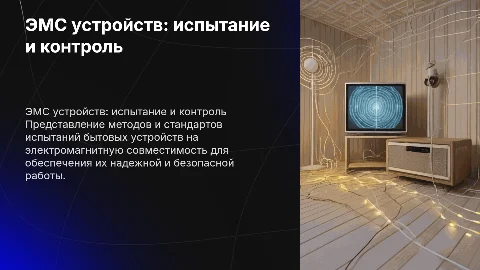 Испытание и контроль устройств на электромагнитную совместимость