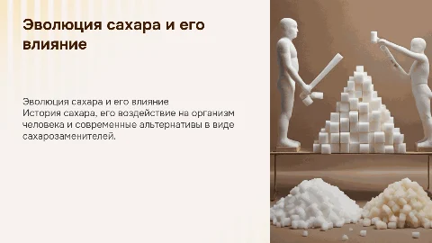 история сахара,влияние сахар на человека, сахарозаменители