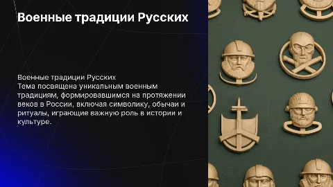 Военные традиции Русских