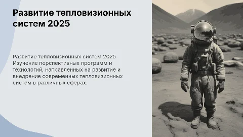 Программы развития тепловизионных систем в 2025 году