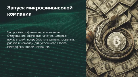 Запуск микрофинансовой компании: ключевые гипотезы и риски