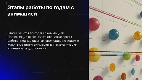 этапы работы по годам с анимацией