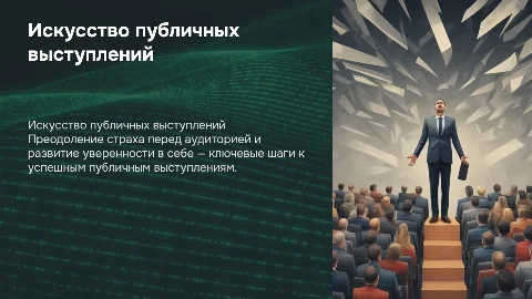 Искусство публичных выступлений: от страха к уверенности