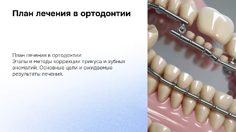 план лечения ортодонтического пациента