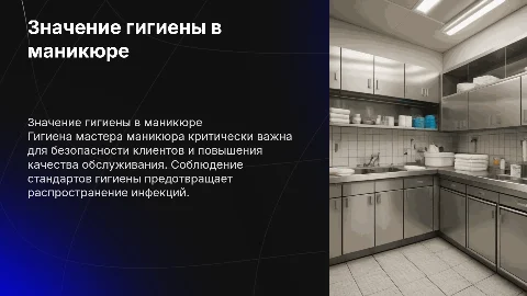 Значение гигиены мастера маникюра