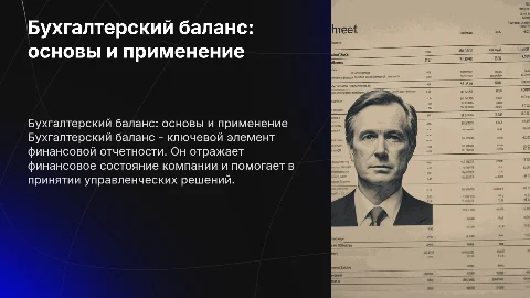 бухгалтерский баланс порядок составления и использования